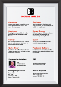 Roomz House Rule