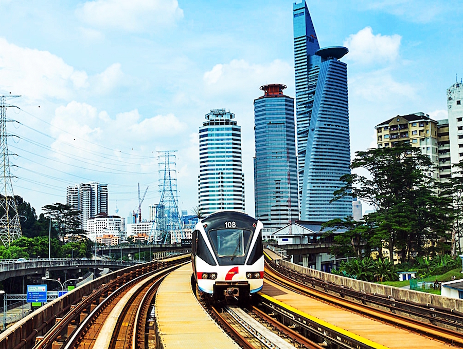 Malaysia property boom LRT subway