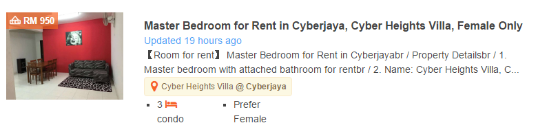 Roomz.asia Property for Rent Listing