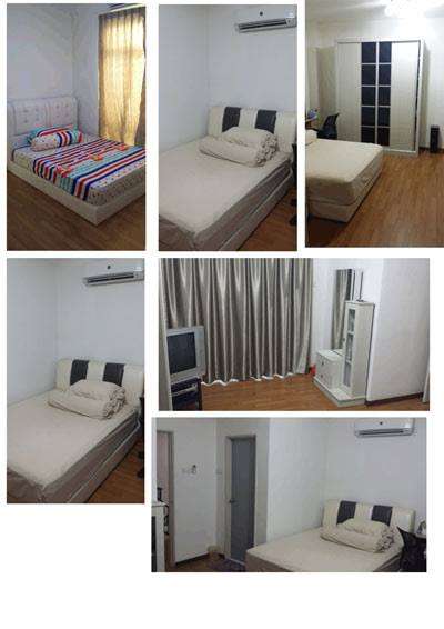 Rooms for rent at Kempas Heights, Taman Kempas Indah