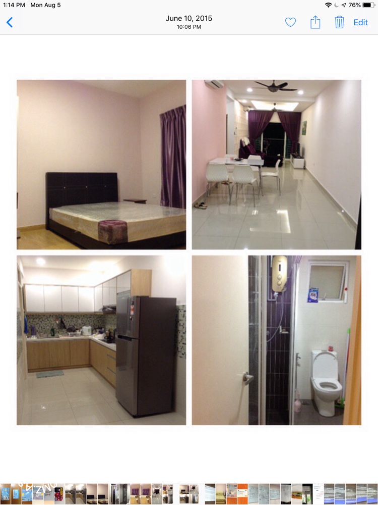 Middle room for rent at Damansara Perdana prefer 👩female