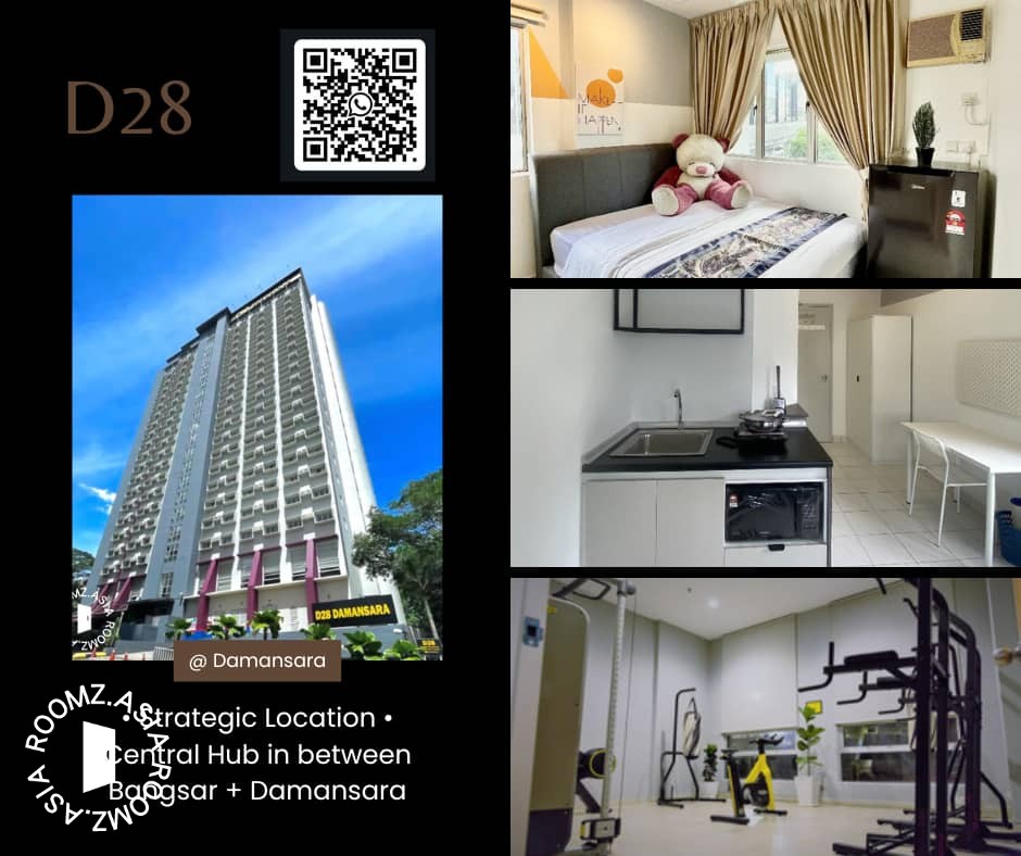 Studio room for rent at D28 Damansara near Pavillion Damansara with private 🛁bathroom