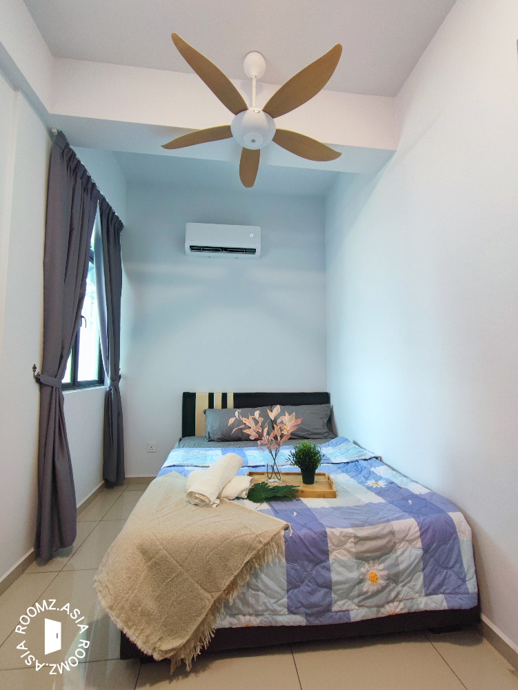 🚨 Fully Furnished Medium Room for rent@Icon City🚨Near to Perai, Bukit Tengah, Juru, Bukit Minyak & Penang Science Park