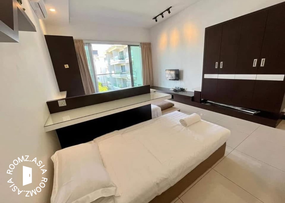 Cozy AC Bedroom,10min walk to BRT, Fully Furnished🔥Ridzuan Condominium, Bandar Sunway Single room for rent at with private 🛁bathroom