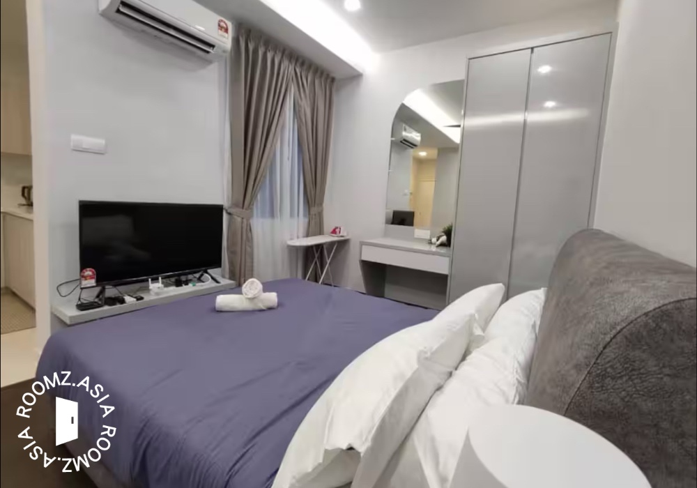Studio room for rent at Pelangi Damansara - Condominium Block K with private 🛁bathroom