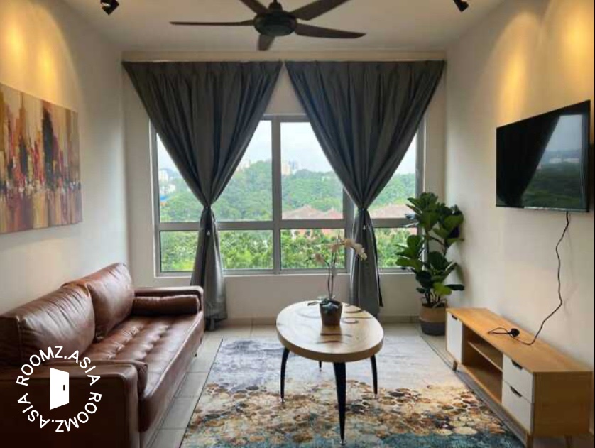 Fully furnished studio with master bedroom and private bathroom