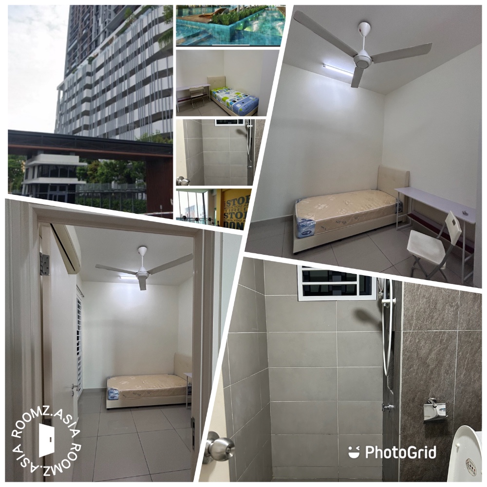 AIRCOND Medium Small (Premium) MALE Single ROOM at ASCENDA RESIDENCE SETAPAK - NOW move in