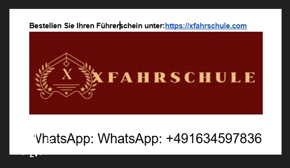gefälschten und echten führerschein in deutschland kaufen