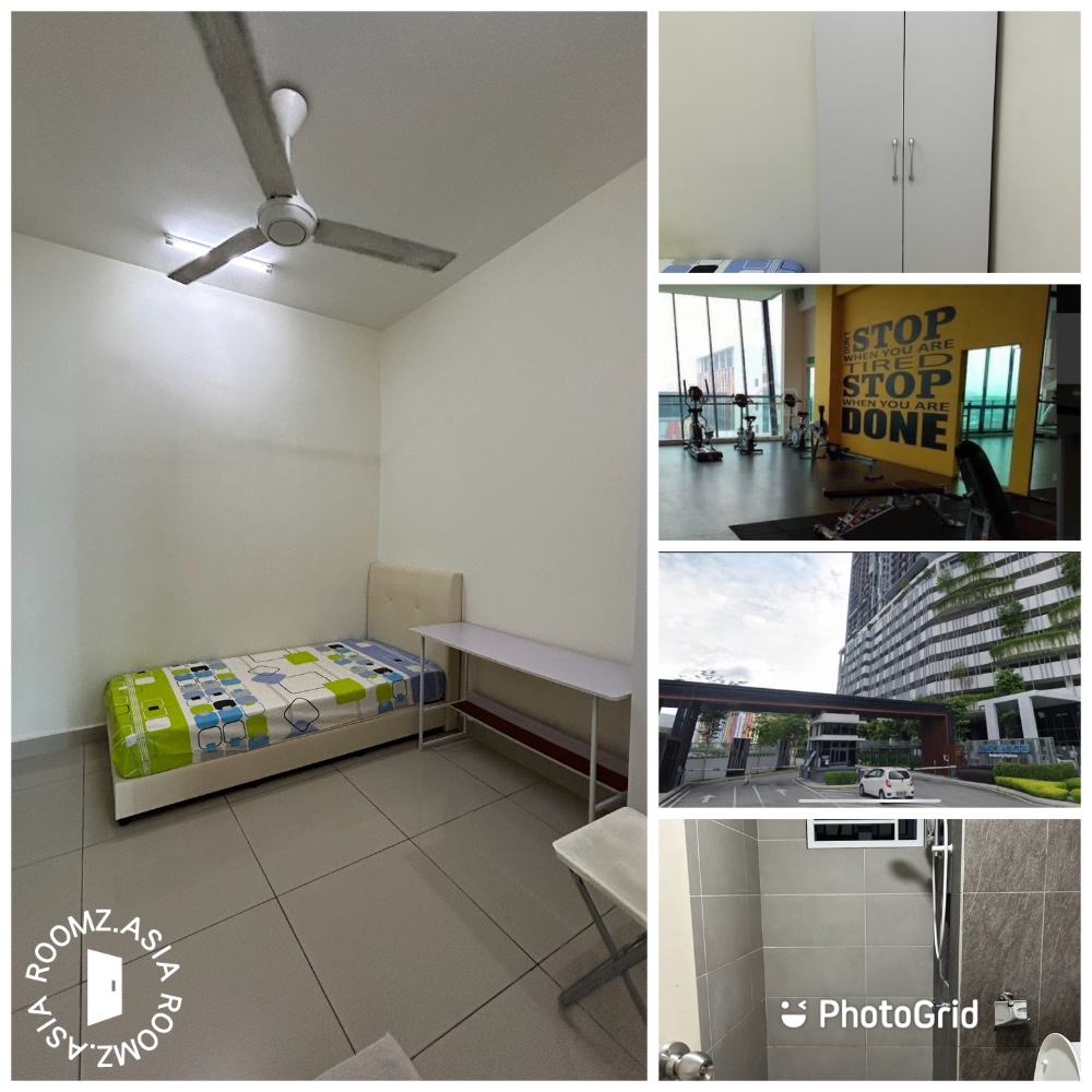 AIRCOND Fully Furnish Medium (Small) Premium Room with GYM (NOW move in)