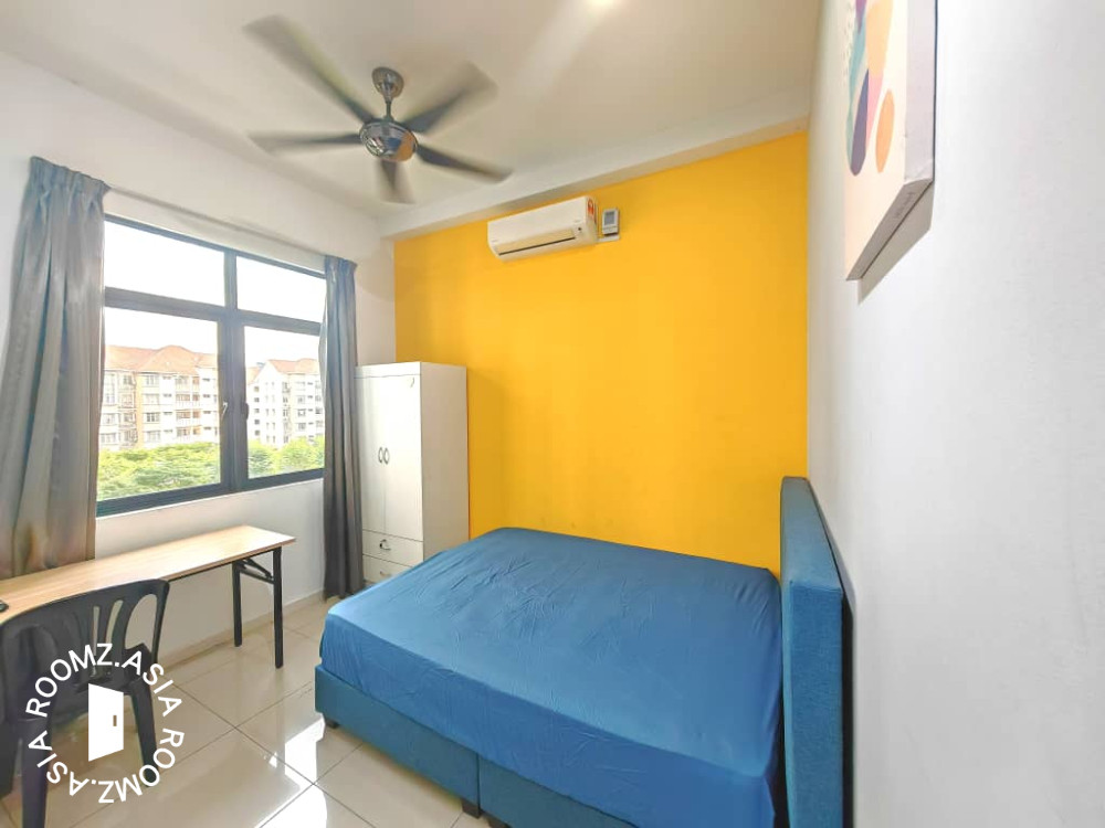 (FREE 1 Month) Female Medium Room Fortune Perdana Kepong Near Gi Square Metropolitan Park Aeon
