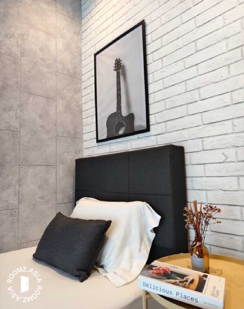 Looking for a happy, great tenant to make this cute and place home! A condo common room with a private bathroom for the tenant's own use. Fully furnished with a Queen sized bed, ceiling fan, aircon, wardrobe with mirror, study table with chair, televisi