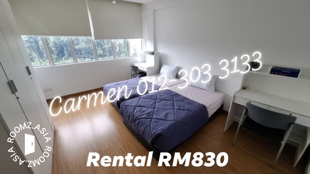 The Mansion Twin Bed Middle Room FOR RENT 2 Minutes Walk To Monorail Tun Sambanthan Near NU Sentral Brickfields