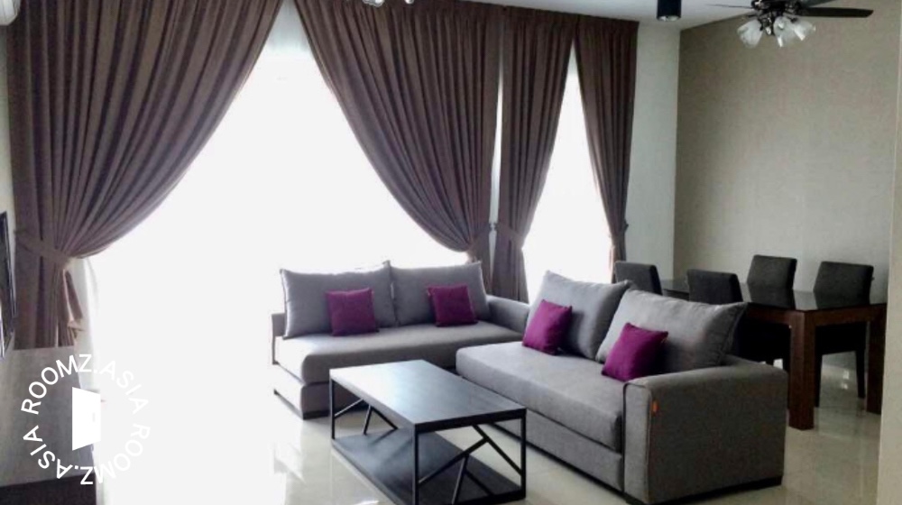 fully furnished studio in Pelangi Indah Condominium