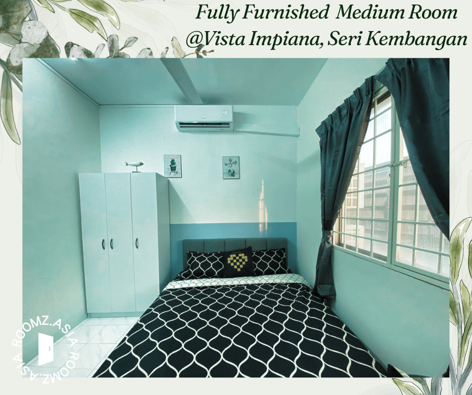 Fully Furnished Medium Room @Vista Impiana, Seri Kembangan