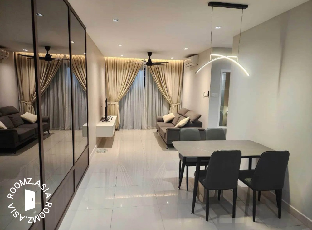 Fully furnished studio in Lagenda Tasek Condominium