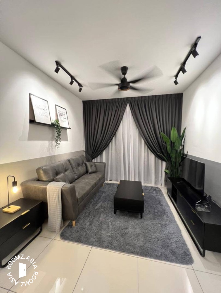 fully furnished studio in D' Aman Crimson Condominium