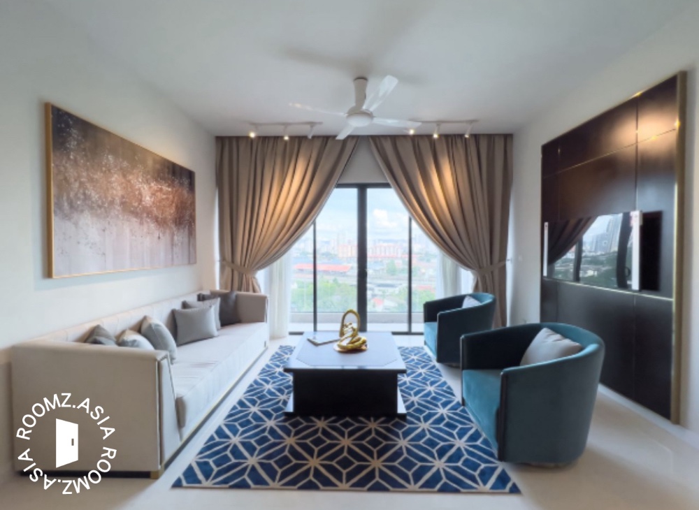 One bedroom with private bathroom studio unit for rent at Setia V Residences
