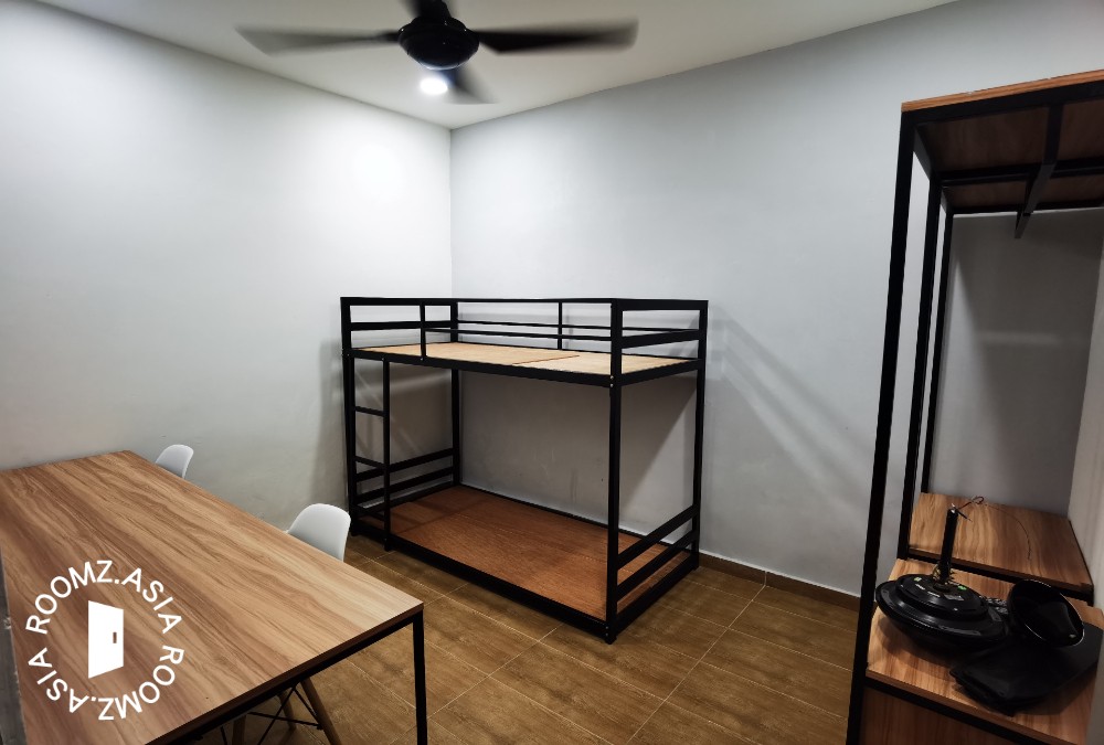 FULLY FURNISHED *2 PERSON ROOM (Include Utility) IN TBR Taman bunga Raya (3mins walking to TAR College)