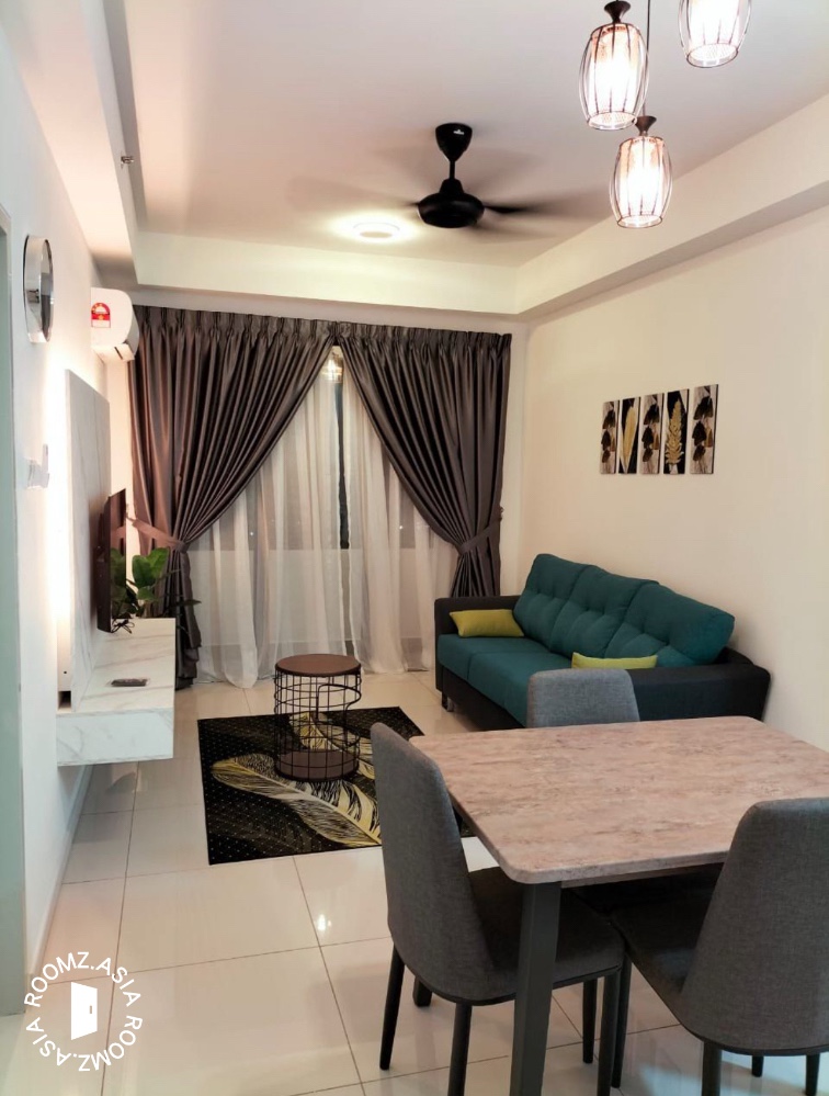 Fully furnished studio in Amadesa Resort Condominium