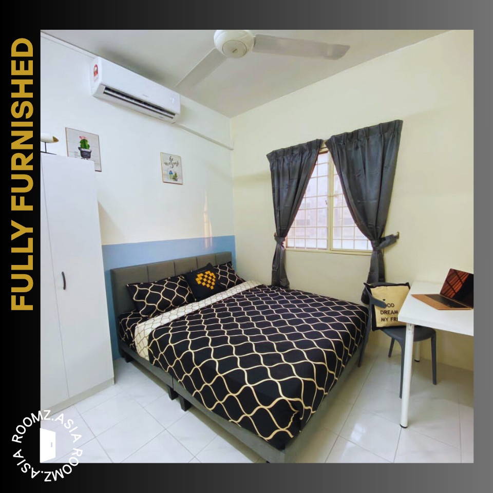 Fully Furnished Medium Room For Rent @Vista Impiana, Seri Kembangan