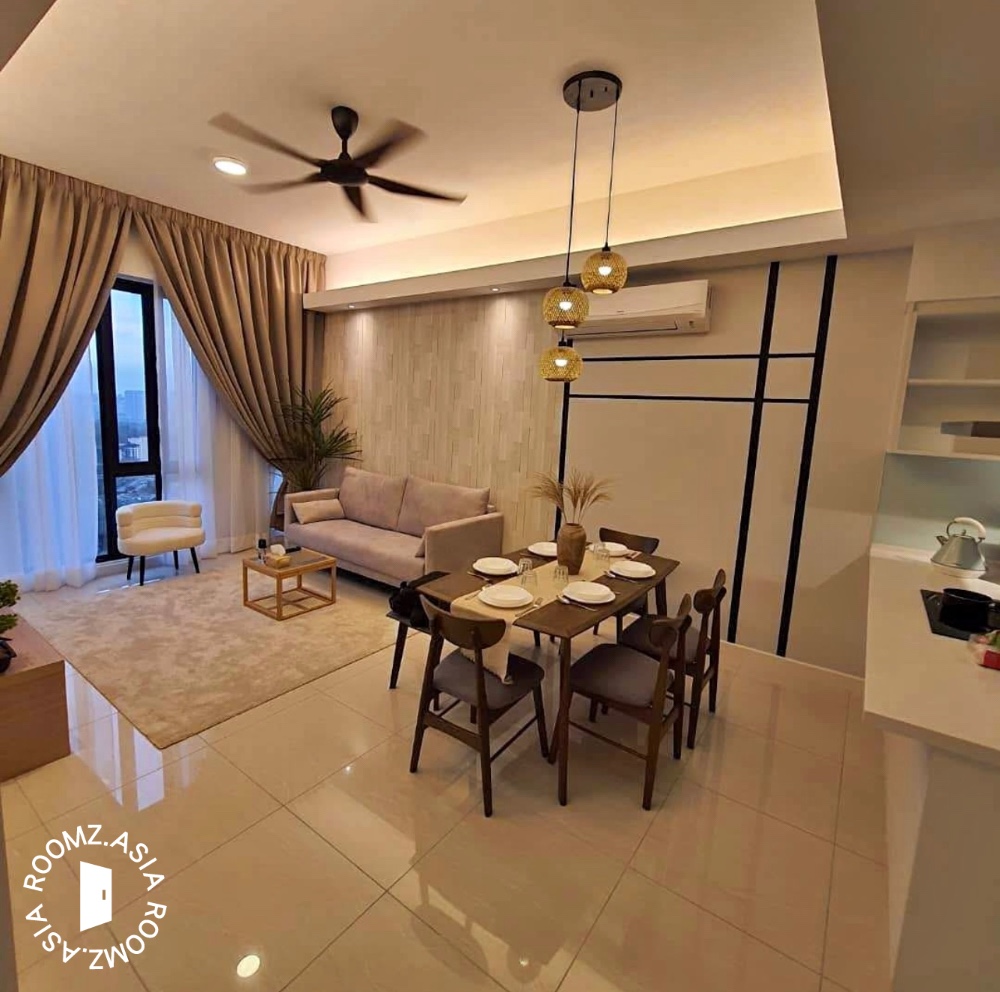 Fully furnished studio unit at Woodsbury Suites Butterworth